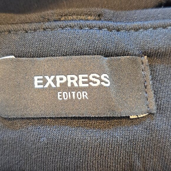 Express Editor Black Slacks Office Pants Professional Plus Size 18 - Picture 7 of 9